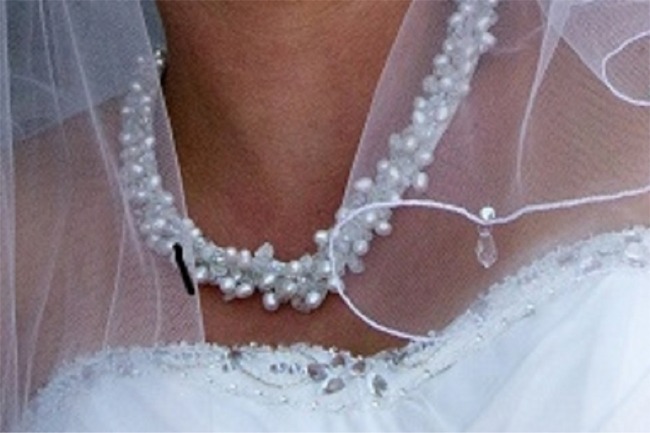 Fresh Water Pearl Wedding Necklace